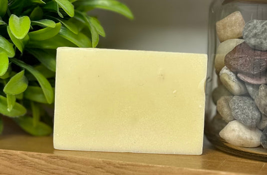 Handmade beef tallow soap with essential oils